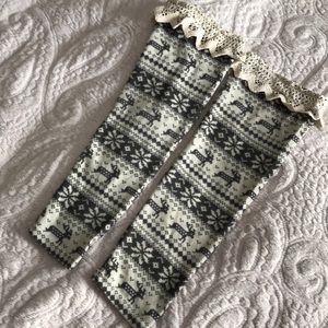 NWOT Lace Leg Warmers / Boot Toppers 🦌